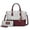 MCP Burgundy, variant on MKF Collection Saylor Circular M Print Women’s Tote Bag with matching Wristlet Wallet by Mia K - Pink