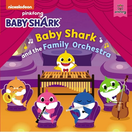 Pre-owned - Baby Shark: Baby Shark: Baby Shark and the Family Orchestra (Board book)