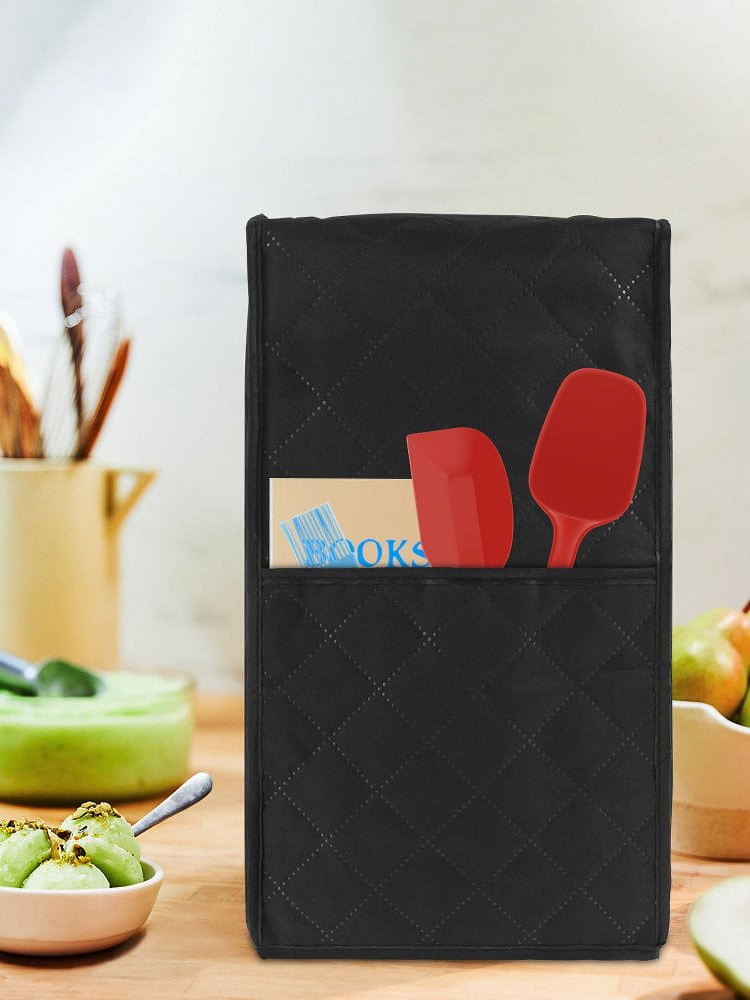 Housse Anti-Poussière Pour Robot Mixeur Avec Base Coulissante - Polyester, Poches De Rangement - 36x23x38 Cm - 10