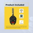 thumbnail image 3 of Replacement Keyless Remote Head Key Fob for Subaru Legacy 2008-2009 FCC CWTWBU766 Part Number 57497AG48A, 3 of 3