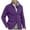 Purple, variant on Mens Sweater Blazer Knitted Cardigan Sweater Sport Coat Casual Warm Stand Collar Chunky Button Wool Suit Jacket (Purple,XXXXL）