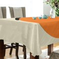 thumbnail image 5 of Yayeee Tablecloths 60" x 60" Rectangle Wrinkle Resistant Party Table Cover, Black Cat Orange Ball, 5 of 8