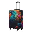 thumbnail image 2 of Cauagu Colorful Flower Bird Print Travel Luggage Cover,Travel Dust-proof Suitcase Cover Softside Suitcase Protector for 18-32inch,Not Included Suitcase, 2 of 8