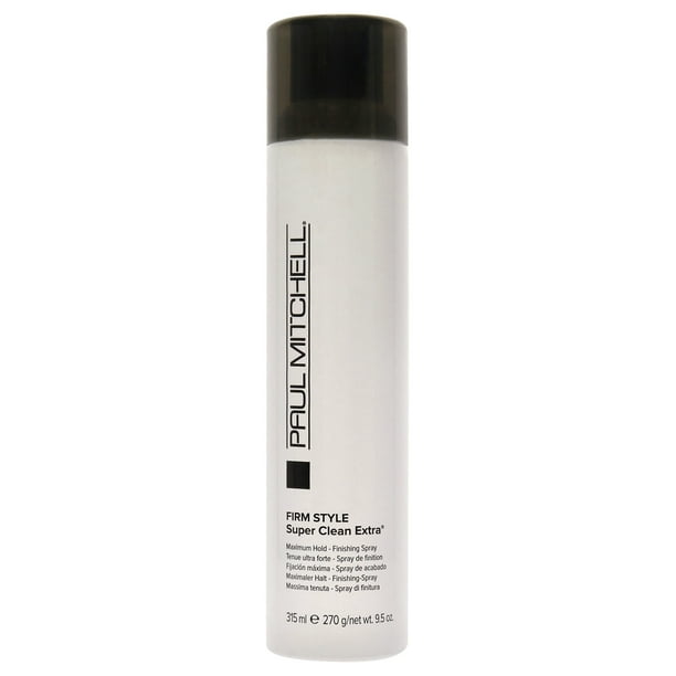 Spray de acabado extra Super Clean - Firm Style de Paul Mitchell para unisex - Spray para cabello de 9,5 oz Paul Mitchell Paul Mitchell Spray para el cabello 9.5 oz