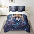 thumbnail image 2 of Gothic Fox 7 Piece Comforter Set Full Bed in a Bag,Dream Catchers Bedding Sets,Boho Floral Sheet Set with Comforter Woodland Animals Bed Set,Exotic Bohemian Decor, 2 of 5