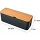 thumbnail image 2 of Caja de cables, organizador de cables para guardar regletas - negro, 2 of 5
