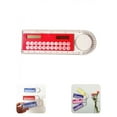thumbnail image 1 of Solar Ruler Calculator Multifunctional Large Display Screen Stationery 3 in 1 10cm Length Solar Card Ruler for School, 1 of 8
