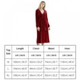 thumbnail image 5 of Woman Velvet Solid Color Nightgown Suspender Pajamas Casual Home Wear, 5 of 5