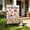 C, variant on Bowayaoa Welcome Floral Wreath Garden Flag, Weather Resistant Linen Texture Polyester Yard Flag, Waterproof Fade Proof Outdoor Hanging Flag for Porch Courtyard Farmhouse Seasonal Decor