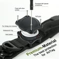 thumbnail image 3 of Unique Bargains Dog Collar Waterproof Tactical Dog Collar with Control Handle and Zinc Alloy Buckle Dog Collar for AirTag Medium Large Dogs XLarge Black (Includes Screwdriver Accessories), 3 of 6