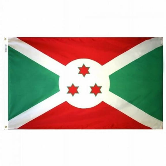 2 ft. X 3 ft. Nyl-Glo Burundi Flag