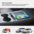 thumbnail image 5 of Mowlicas OEM Design for Tesla USB Hub (Silver Gray), Retractable Car Fast Charger is Necessary Tesla Model Y/3 2024/2023/2022/2021 Accessories but Not for Model 3 Highland, Gifts for Tesla Owners…, 5 of 8