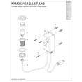 thumbnail image 3 of Kingston Brass KAMDK315 Trimscape Dual Outlet Garbage Disposal Air Switch Kit, Oil Rubbed Bronze, 3 of 4