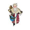 thumbnail image 1 of Rare Retired Midwest Clothtique Old World Santa with Large Bells and Blue Bag, 1 of 1