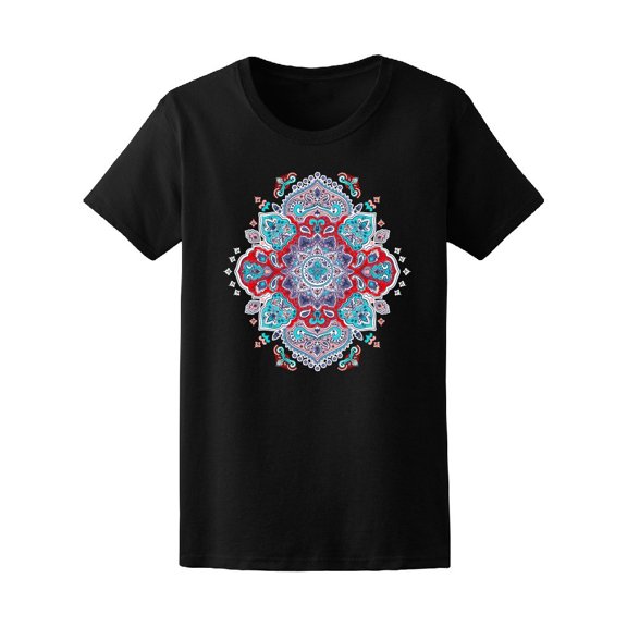 Tribal Ethnic Colorful Mandala Tee Women's -Image by Shutterstock