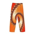 thumbnail image 5 of Daiia Orange Rotating Men's Sleep Pant with Pockets and Drawstring,Pajama Pants-Small, 5 of 9