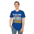 thumbnail image 5 of Here For The Broken Elevator Mechanic Elevator Technician Softstyle T-Shirt, 5 of 5
