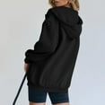 thumbnail image 4 of Hessimy Y2K Womens Zip Up Hoodies Long Sleeve Oversized Sweatshirts Fleece Jacket Pockets 2024 Fall Outfits Fashion Clothes(Z05-Black,S）, 4 of 6