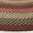 thumbnail image 3 of SAFAVIEH Braided Claes Bordered Reversible Area Rug, Brown/Rust, 6' x 6' Round, 3 of 11