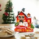 thumbnail image 3 of Calendario navideño para cafetería de fiestas, adornos con lema navideño, Papá Noel, reno, feliz, como se muestra, 3 of 5
