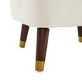 thumbnail image 6 of Upholstered Barrel Accent Chair With Wooden Legs, 6 of 6