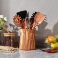 thumbnail image 4 of Soporte para utensilios LOHONER, madera de acacia con rotación de 360°, 4 of 6
