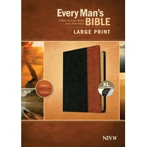 Every Man's Bible NIV, Large Print, Tutone, (Hardcover)
