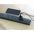 thumbnail image 3 of TekYa 2.1 Amp USB Port AC Travel Charger Head - Black, 3 of 4