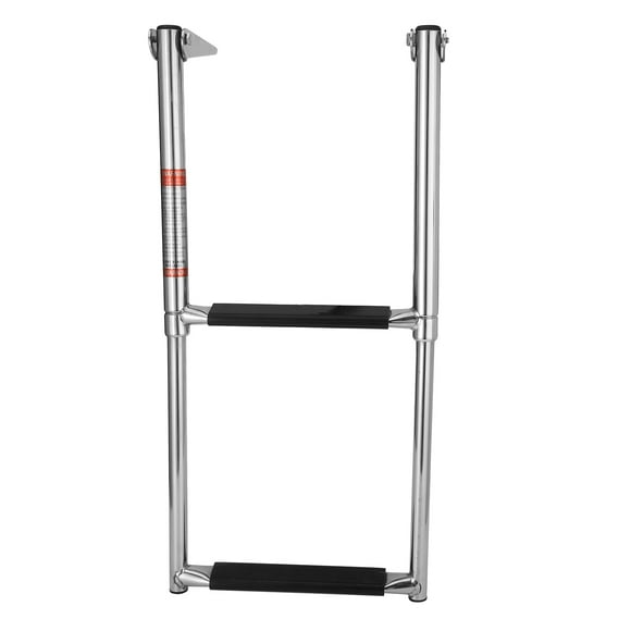 Boat Ladder,2 Steps Boat Ladder Marine Ladder Swim Step Streamlined Design