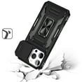 thumbnail image 4 of For Samsung Galaxy S21+ Plus Hybrid Case with Rotation Ring Stand Shockproof & Camera Window TPU Armor Dropproof Cover, XPM Phone Case [Black], 4 of 8