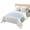 SkyBlue, variant on Bed Runner for Cal.King Size, Lemons Striped Decorative Scarf Throws for Foot of Bed, Summer Botanical Stripes Farmhouse Watercolor Luxury Bedding Protector Slipcover Bedrunners, 102 x 20 Inch
