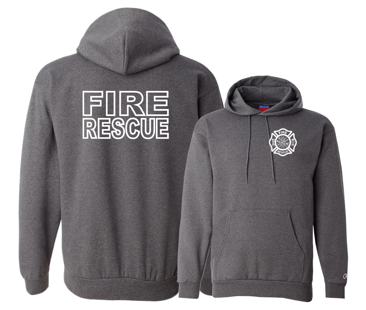 Fair Game - Fire Rescue Hoodie Sweatshirt Champion Firefighter ...