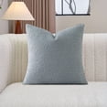 thumbnail image 7 of Eespoir Throw Cushion Cover, Good Quality Thick Imitation Lamb Cushion Case, Faux Fur Pillow Cover, Soft Cushion Case, for Sofa, Bed, Cozy, Plush, 7 of 7