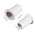 thumbnail image 3 of Unique Bargains 20 Pcs 6.5mm Diamètre Intérieur Cordon de Décharge en PVC Protecteur de Câble Blanc, 3 of 3