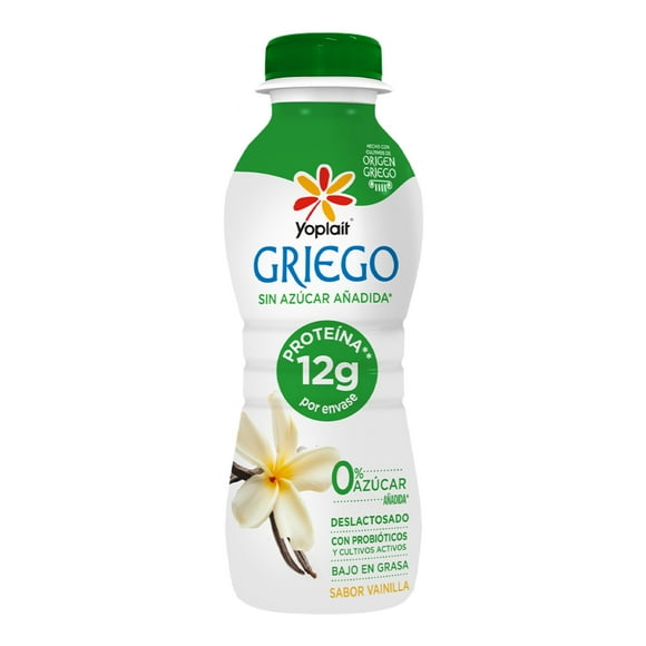 Yogurt Yoplait Griego sin azúcar sabor vainilla 220 g