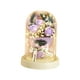 thumbnail image 2 of Ramos de flores de jabón, flores preservadas, jabón en cúpula de cristal para aniversario Violeta, 2 of 9