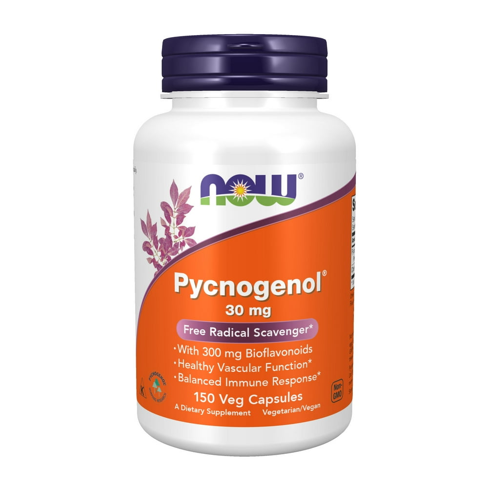 NOW Supplements, Pycnogenol 30 mg (a Unique Combination of