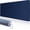 Dark Blue, variant on Large Gaming Desk Mouse Pads, XXL 35.4 x 15.7In Computer Desk Cover Matt for Desktop Keyboard and Mouse, Big Office Pad Protector Mats, Black Extra Large Mousepads, Anti-Slip Rubber Base