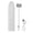 White, variant on Yajisi Electric Milk Frother Cordless Rechargeable Handheld Drink Mixer for Coffee Stirring Milkshake Whisking Mini Foam Maker 9.1 inches / 23 cm White