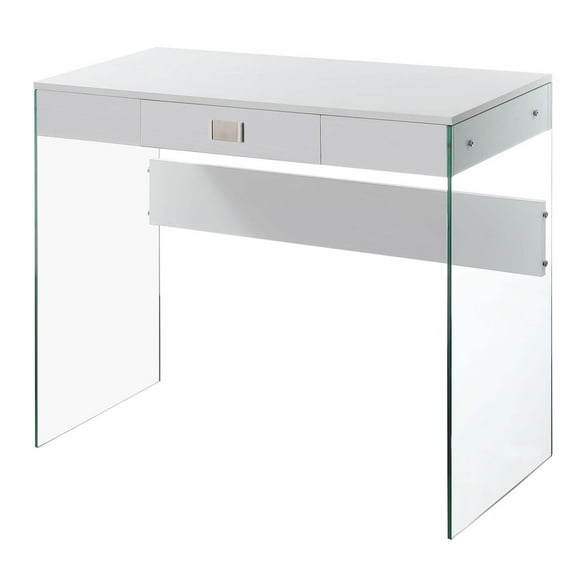 Convenience Concepts SoHo Glass 36" Desk