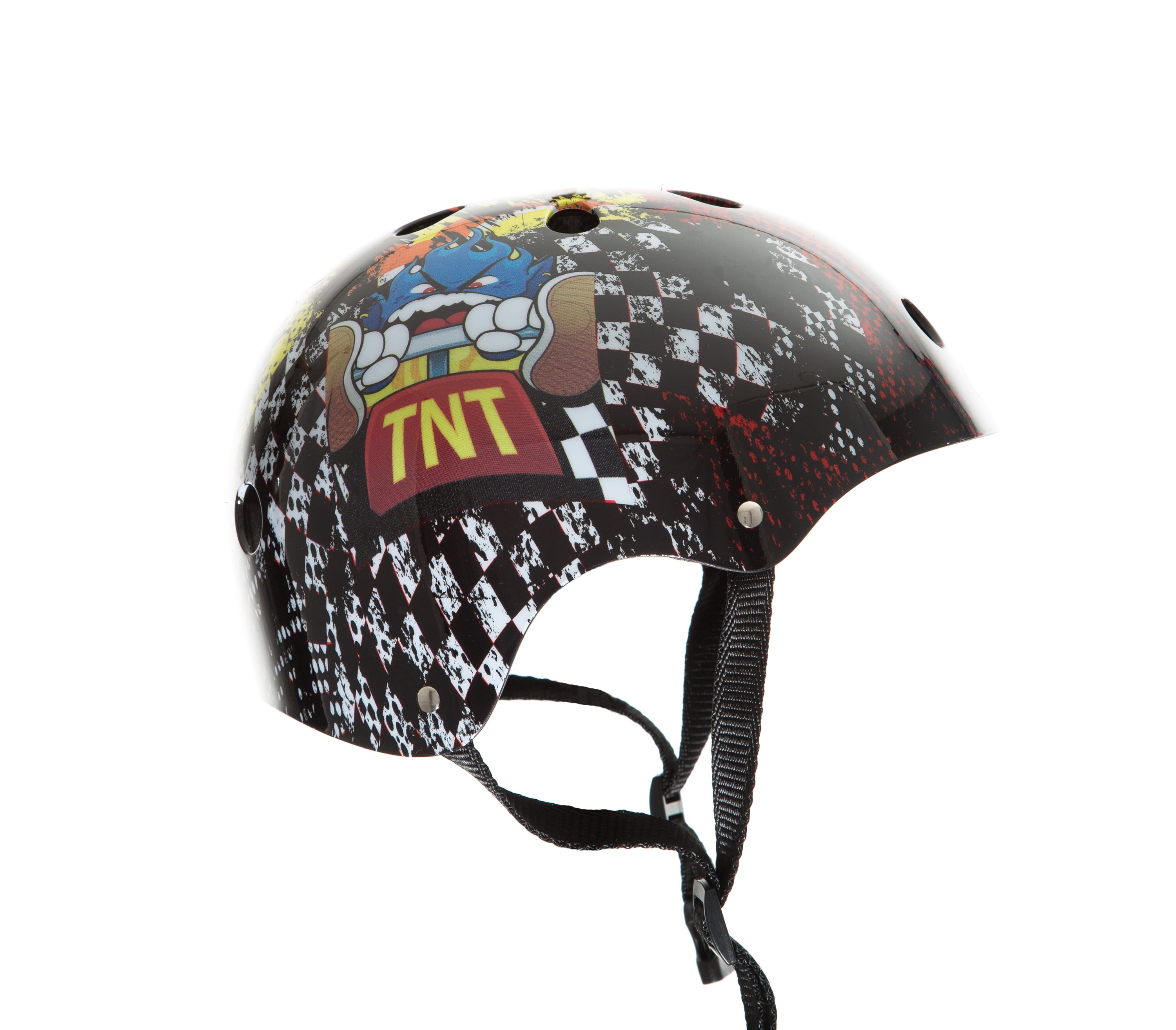 Punisher TNT Skateboard Helmet, Medium, Youth