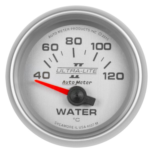 AutoMeter 4937M UltraLite II Electric Water Temperature Gauge