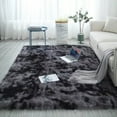 thumbnail image 3 of Topwoner Long Plush Area Rug Soft Fake Fur Washable Non-Slip Decorative Floor Mat For Living Room Bedroom Playing Room, 3 of 6