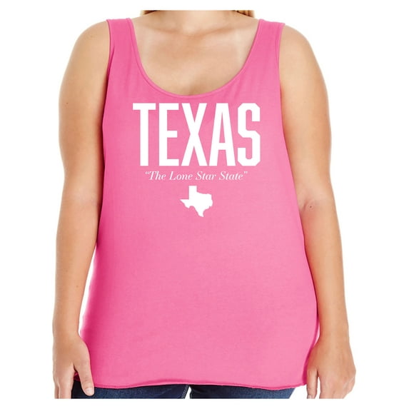 Texas The Lone Star State Womens Tank Top