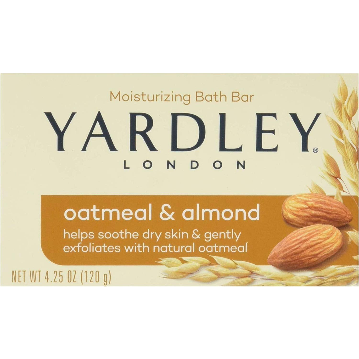 4.25 Ounce Yardley Oatmeal and Almond Bar Soap 