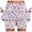 White, variant on Women's Summer Skirts Casual Prints Tennis Pocket Skirt Yoga Sport Shorts for Summer Activewear White S