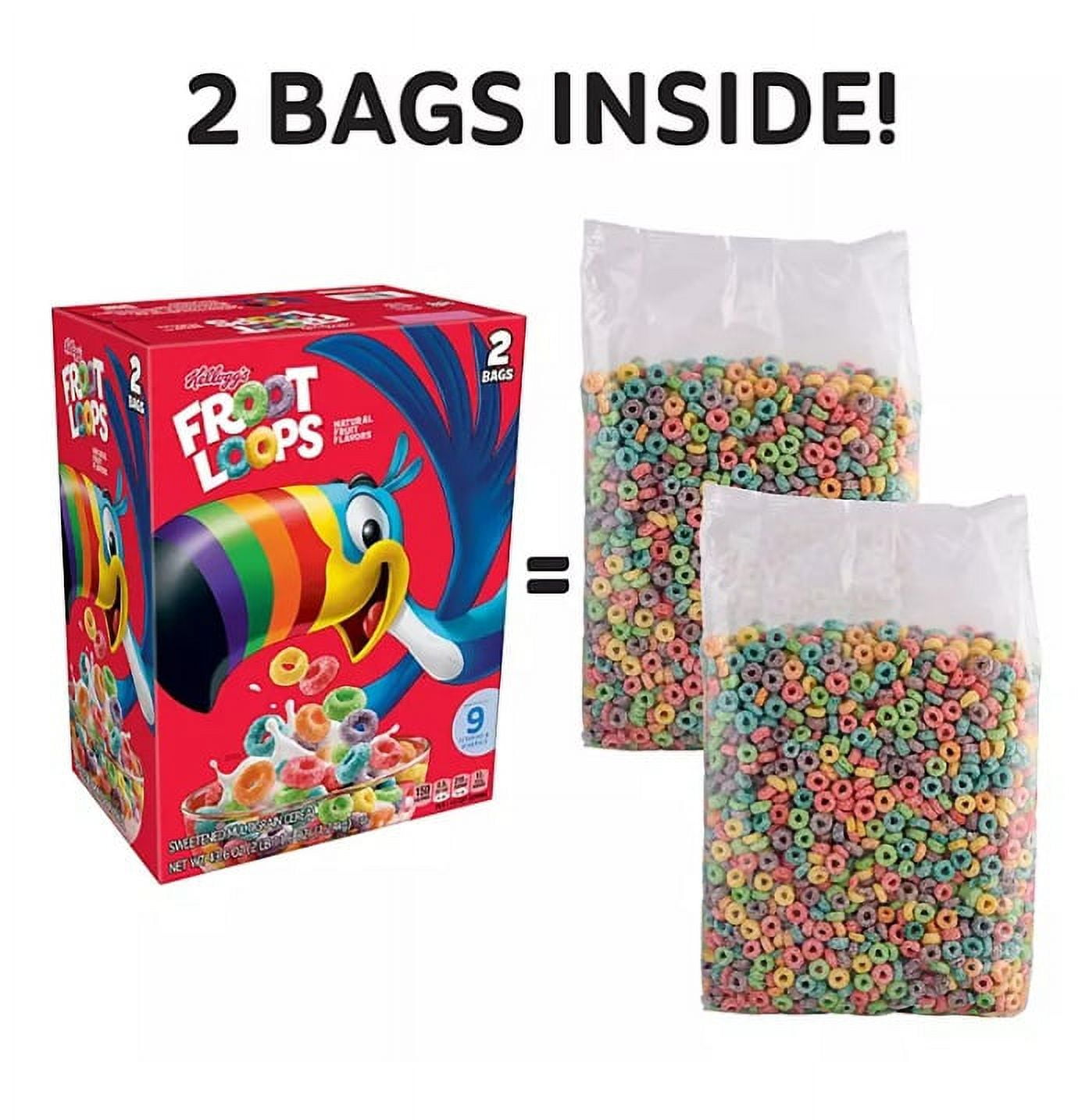 Kellogg's Froot Loops Breakfast Cereal (43.6 oz.)