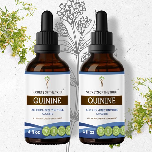 Quinine Tincture AlcoholFREE Extract, Wildcrafted Cinchona Cinchona