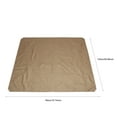 thumbnail image 2 of PENIKOKO Durable Brown Outdoor Picnic Mat Waterproof Cloth for Camping and Outdoor Activities 79.0 x 59.0 Inches, 2 of 7