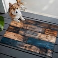 thumbnail image 4 of Vintage Wooden Large Area Rugs for Bedroom Living Room, Soft Non Slip Carpet Bedside Rug, Farmhouse Retro Shabby Wood Rectangular Floor Cover Kitchen Accent Rug 2'x3' for Dining Room/Office, 4 of 9